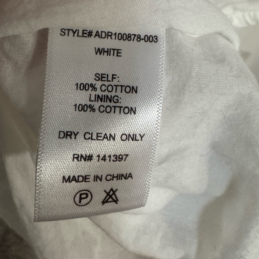 ASTR The Label White Puff Sleeve Cotton Midi Dress | Size S - Picture 5 of 10
